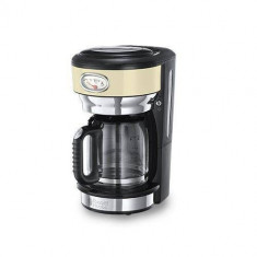 Cafetiera Russell Hobbs Retro Vintage Cream 21702-56, sticla foto