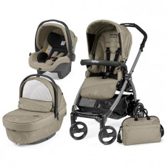 Carucior 3 In 1, Peg Perego, Book Plus 51 Black Sportivo Geo foto