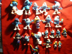 Set 23 Figurine Strumpfi, plastic , diferiti foto