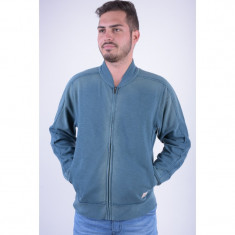 Bluza Cu Fermuar Bumbac Jack&amp;amp;Jones Anton Baseball Albastra foto