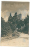 4085 - BRAN, Brasov, Dracula Castle - old postcard, real PHOTO - used - 1930, Circulata, Fotografie