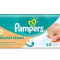 Pampers Servetele Naturally Clean , 64 Bucati