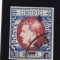 ROMANIA 1869 LP 29 b CAROL I CU FAVORITI VALOAREA 50 BANI STAMPILAT