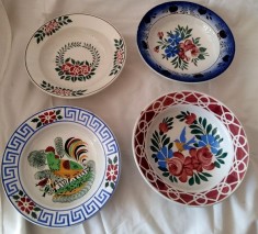 PORTELAN FARFURII ROMANESTI INTERBELICE REALIZATE MANUAL FARFURIE DECOR foto