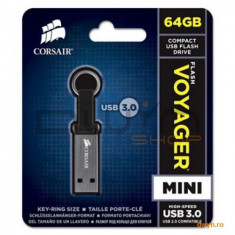 USB 3.0 64GB Voyager Mini3, Key-Ring Size foto