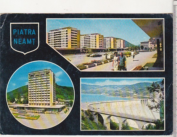 bnk cp Piatra Neamt - Vedere - circulata - marca fixa
