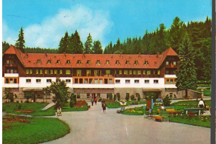 CPI (B9232) CARTE POSTALA - BORSEC, PAVILIONUL CENTRAL