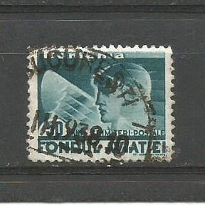 No(9)timbre-Romania -FONDUL AVIATIEI-stampilat foto