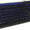 Tastatura A4Tech KD-800L neagra USB (lumina albastra), SUA