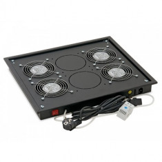 TRITON Panou ventilatie pentru rack de podea 19&amp;#039;, 2 ventilatoare 230V/60W cu termostat, flux axial, foto