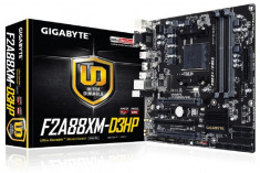 Placa de baza GIGABYTE Socket FM2+, F2A88XM-D3HP, AMD A88X, 4*DDR3 2133/1866/1600/1333, VGA/DVI/HDMI, 1*Pciex2.0 x16/1*Pciex2.0 x4/1* Pciex2.0 bulk foto