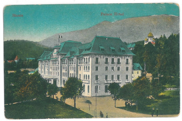 4089 - SINAIA, Prahova, Palace Hotel, Romania - old postcard - used - 1925