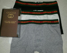 Boxeri barbati Gucci pachet 3 buc -- SERIE LIMITATA -- foto