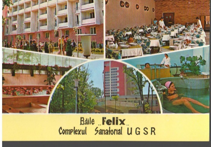 CPI (B9238) CARTE POSTALA - BAILE FELIX, COMPLEXUL SANATORIAL UGSR