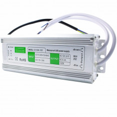 Alimentator banda led 12V 8.3A 100W IP67 de exterior led drive foto