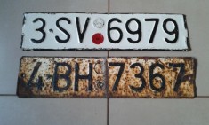 numere de inmatriculare vechi foto