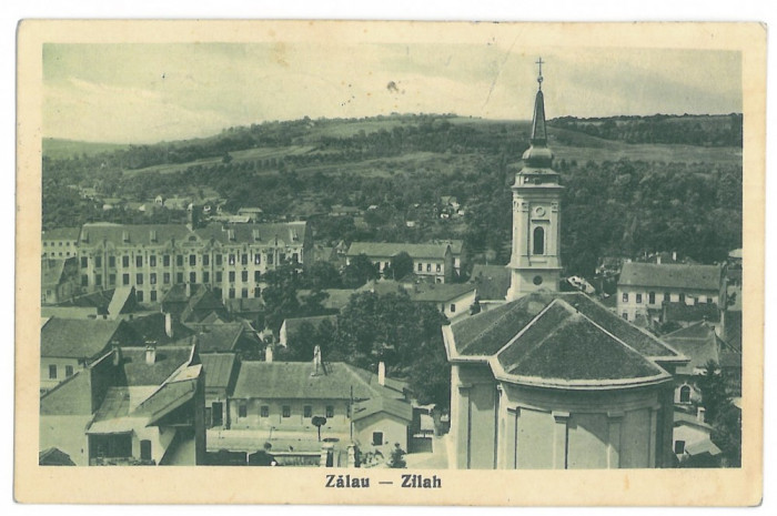 4070 - ZALAU, Salaj, Panorama - old postcard - used - 1939