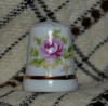 Degetar din portelan, de colectie - tematica : flori, Decorative