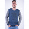 Pulover Bumbac Jack&amp;Jones Aldo Wint Albastru