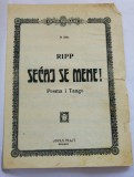 (T) Partitura muzicala veche - Ripp - Secaj se mene! - Pesma i Tango