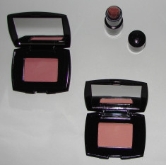 2 x LANCOME Blush Subtil, Rose Fresque si Sheer Amourose + Bonus Ruj LANCOME foto