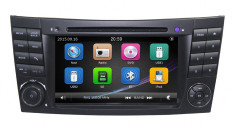 Unitate Multimedia cu Navigatie GPS Audio Video DVD si Touchscreen Mercedes Benz E-Class W211 2002-2008 + Cadou Card GPS 8Gb foto