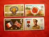 Serie -50 Ani Legiunea Britanica,1971 Jersey , 4 valori