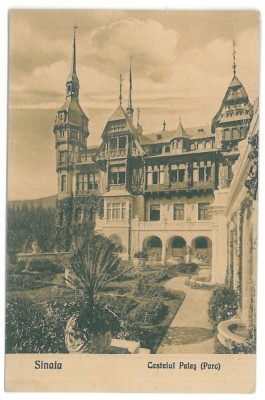 4104 - SINAIA, Prahova, Peles Castle, Romania - old postcard - unused foto