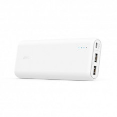 Baterie externa Anker PowerCore 20100 mAh alb Phone Protect foto