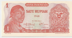 INDONESIA INDONEZIA 1 RUPIAH 1968 AUNC foto