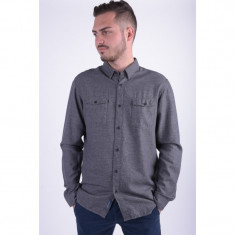 Camasa Selected Shntwoles Shirt Ls Regular Fit Dark Grey foto