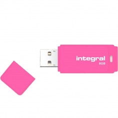 Memorie USB Integral Drive Neon 8GB USB 3.0 Pink foto