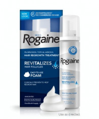 Rogaine Minoxidil 5% SPUMA impotriva caderii parului - Pachet 1 LUNA foto