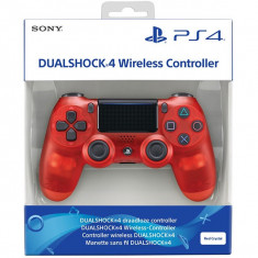 Controller Sony Wireless Dualshock 4 V2, Red Crystal foto