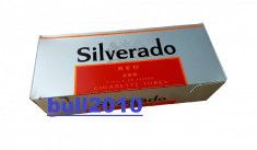 Tuburi SILVERADO ROSU 200 tuburi injectat tutun/tabac, filtre tigari foto