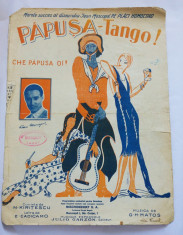 (T) Partitura muzicala veche - Papusa - Tango - Che papusa oi! - Jean Moscopol foto