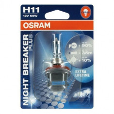 Bec H11 Osram Night Breaker Unlimited Auto Light foto