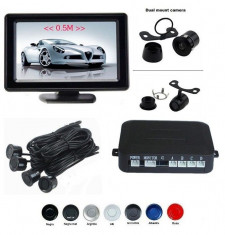 Senzori parcare cu camera video si display LCD de 4.3&amp;amp;amp;quot; S602 Auto Light foto