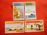 Serie 100 Ani Ambulanta St.John 1972 Guernsey , 4 valori, Nestampilat