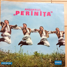 ansamblul perinita disc vinyl lp muzica populara folclor romanesc st epe 0702