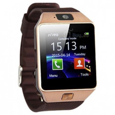 Resigilat! Ceas Smartwatch cu Telefon iUni S30 Plus, Camera, BT, Auriu MediaTech Power foto