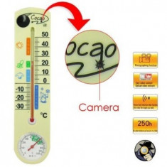 Termometru cu Microcamera Spion iUni SpyCam TR02, senzor de miscare, memorie 8 gb MediaTech Power foto