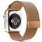 Curea pentru Apple Watch 42mm Otel Inoxidabil iUni Rose Gold Milanese Loop MediaTech Power