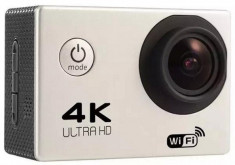 Camera Video Sport 4K iUni Dare 85i, WiFi, mini HDMI, 2 inch LCD, Argintiu + Sport Kit foto