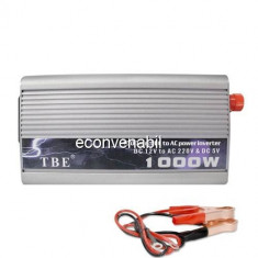 Invertor Auto 12V la 220V 1000W TBE foto