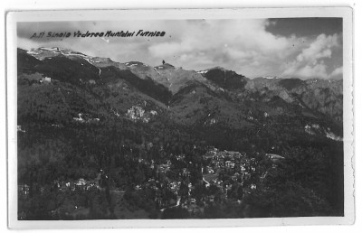 4103 - SINAIA, Prahova, Mountain Furnica - old postcard real PHOTO - used - 1940 foto