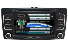 Unitate Multimedia cu Navigatie GPS Audio Video DVD si Touchscreen 7a?? Inch, Windows 6, Skoda Octavia II Facelift 2009+ + Cadou Card GPS 8Gb foto