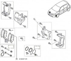 Placute Frana Scenic Ii/Megane Iii 29307 foto