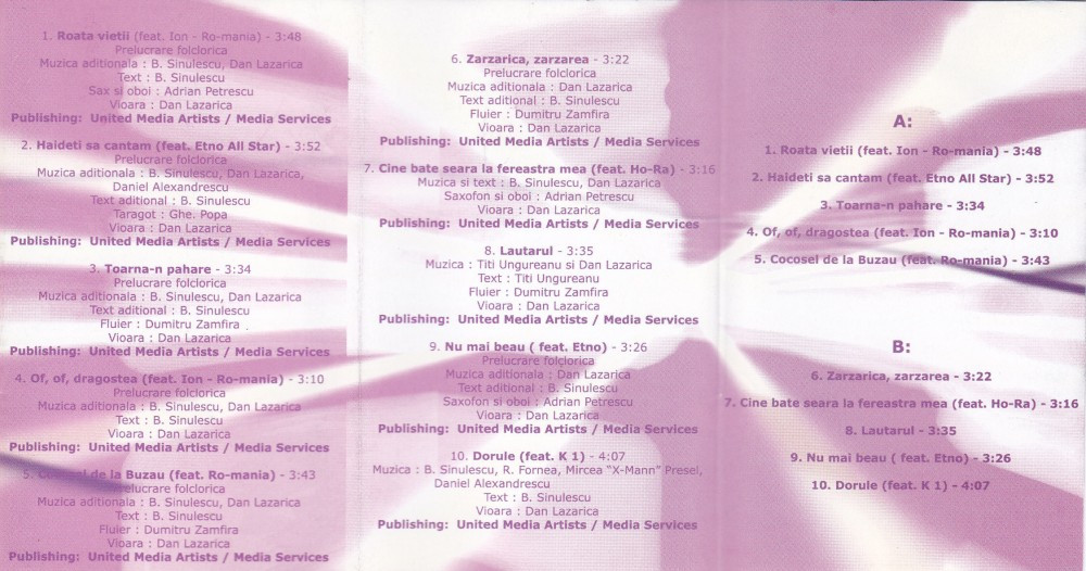 Caseta audio: Benone Sinulescu - Roata vietii ( 2002 - originala, stare f.  buna), Casete audio | Okazii.ro