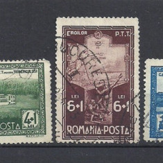 Romania 1932 - SANATORIUL PTT, serie stampilata, VL1